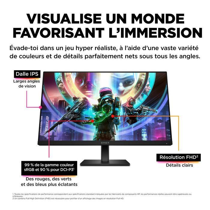 HP OMEN by HP 23.8 inch FHD 165Hz Gaming Monitor - OMEN 24 9 HP OMEN by HP 23.8 inch FHD 165Hz Gaming Monitor - OMEN 24 9