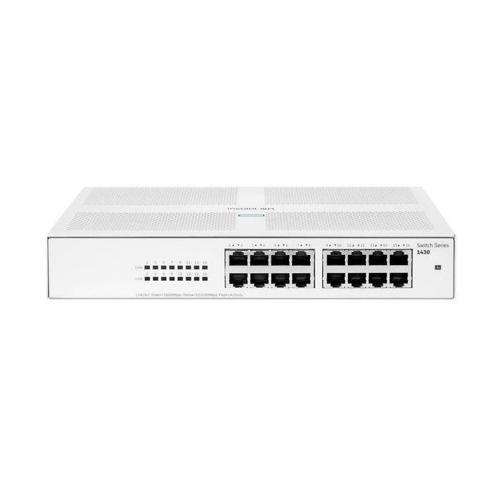 Hewlett Packard Enterprise 1430 Switch No Gestionable Gigabit 16 Puertos plug-and-play para Pequeñas Empresas Aruba Instant On 0 Hewlett Packard Enterprise 1430 Switch No Gestionable Gigabit 16 Puertos plug-and-play para Pequeñas Empresas Aruba Instant On 0