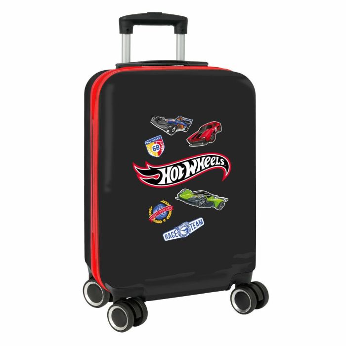Hot Wheels Trolley Cabina 20" Rígida 34,5x55x20 cm para Niños +3 Años Maleta de Viaje Ruedas Asa Extensible 7