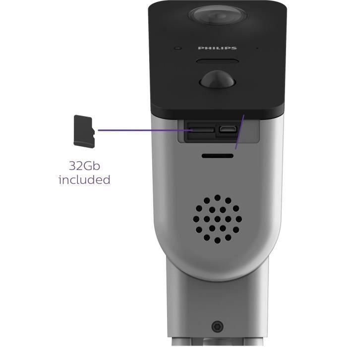Philips 531050 Cámara motorizada para exteriores Autotracking WelcomeEye View 4 Philips 531050 Cámara motorizada para exteriores Autotracking WelcomeEye View 4