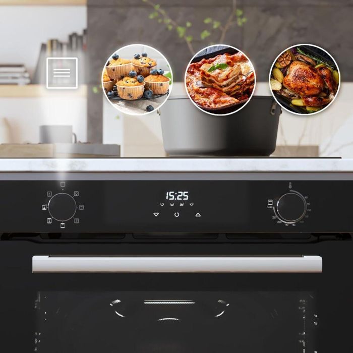 Cecotec Horno Multifunción Integrable Bolero Hexa M226000 Edge 72L 2800W Negro A 10