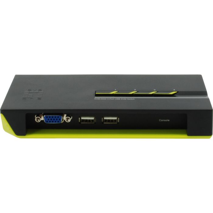 Level One Switch KVM 4-Fach VGA + 2xUSB, Resolución 2048 x 1536 Pixeles, Negro/Verde 3