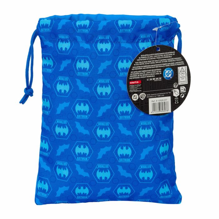 Bolsito de Merienda Batman Azul 20 x 25 cm 2 Bolsito de Merienda Batman Azul 20 x 25 cm 2