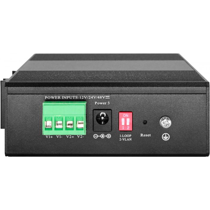 Switch 5x GE IGS-2105P 4xPoE Outputs schwarz 2