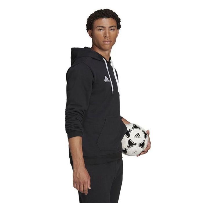 Sudadera con Capucha Hombre Adidas Ent22 Hoody Negro 12-14 Años 3
