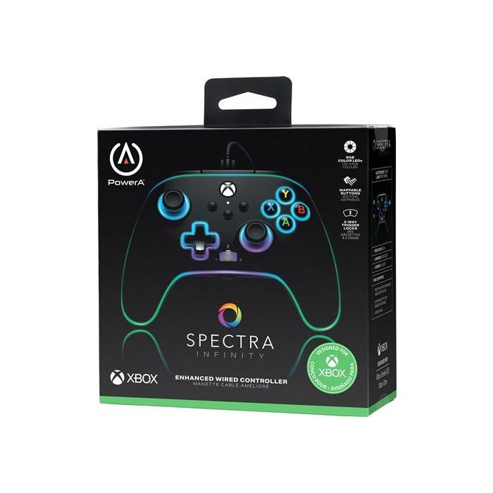 Power A Mando con Cable Spectra Infinity 1522360-01 para Xbox Serie X/S, Color Personalizable con LED 17 Power A Mando con Cable Spectra Infinity 1522360-01 para Xbox Serie X/S, Color Personalizable con LED 17