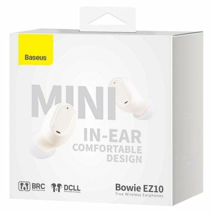 Auriculares con Micrófono Baseus Blanco 1