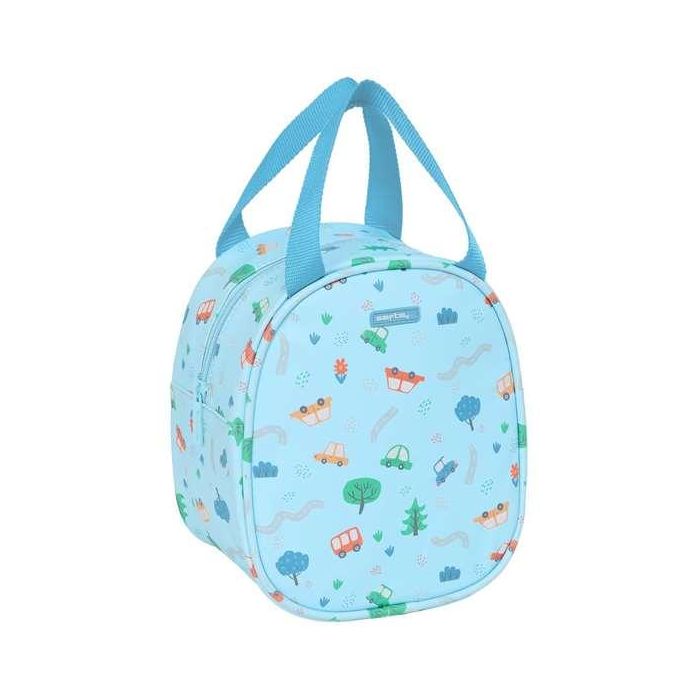 Portameriendas Térmico Safta Coches Azul 19 x 22 x 14 cm