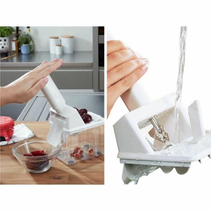 Leifheit LEI4006501373007 Deshuesador de Ciruelas Automático 37300 para uso Fácil y Rápido hasta 15 kg, Blanco 1 Leifheit LEI4006501373007 Deshuesador de Ciruelas Automático 37300 para uso Fácil y Rápido hasta 15 kg, Blanco 1