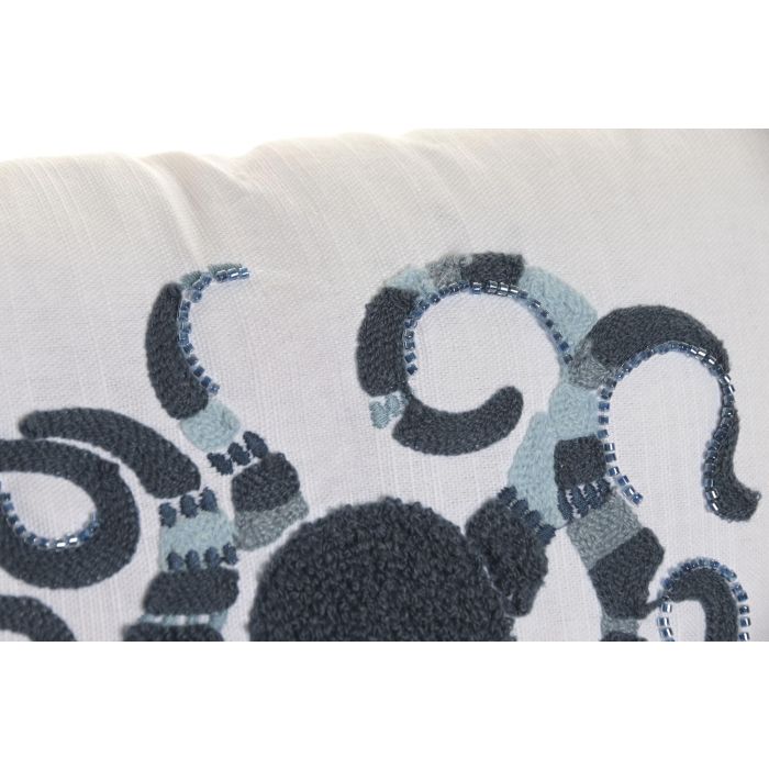 DKD Home Decor Cojin Atlantico Azul Blanco Algodon 50 x 50 x 10 cm Set de 2 DKD Home Decor Cojin Atlantico Azul Blanco Algodon 50 x 50 x 10 cm Set de 2
