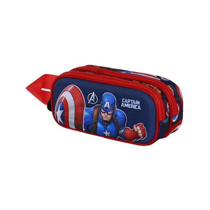 Karactermania Estuche Portatodo Doble 3D Capitán América Patriot 22 x 8 x 9,5 cm 1
