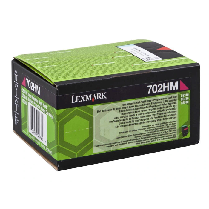 Lexmark Toner Magenta 70C2HME Original para CS310 CS410 CS510 hasta 3.000 Páginas 1