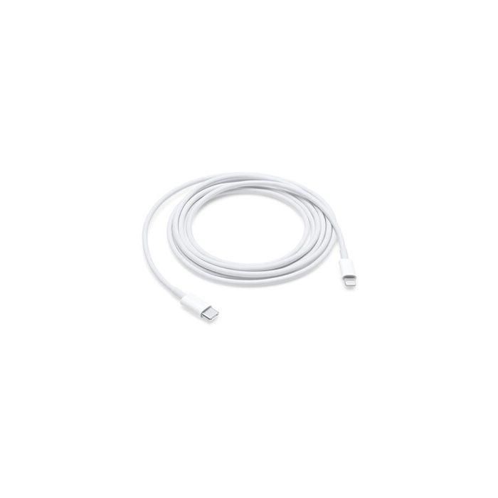 Apple Cable USB-C a Lightning 2m Blanco - Carga y Sincronización para iPhone, iPad, iPod 0 Apple Cable USB-C a Lightning 2m Blanco - Carga y Sincronización para iPhone, iPad, iPod 0