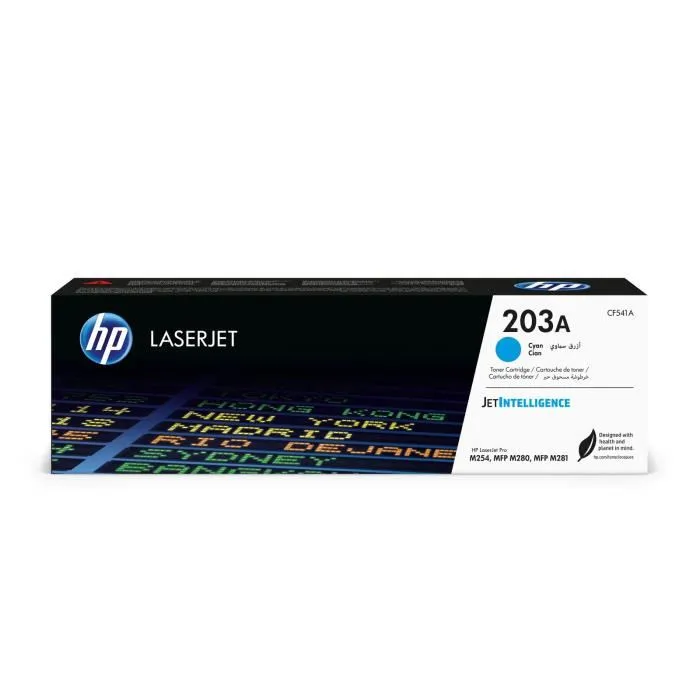 HP Toner Cian Laserjet Nº 203A para M254, M280 0 HP Toner Cian Laserjet Nº 203A para M254, M280 0