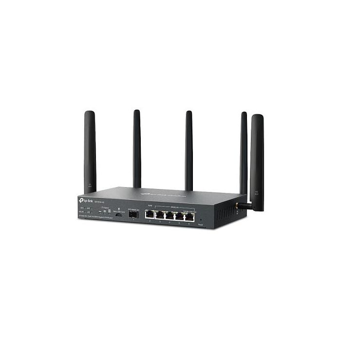 TP-Link Omada ER706W-4G Router Inalámbrico Gigabit Ethernet Doble Banda Wi-Fi 6 (2.4 GHz / 5 GHz) con 4G Negro 1