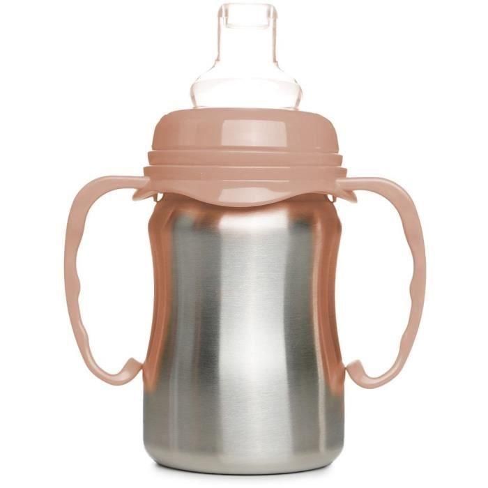 Vaso de aprendizaje - THERMOBABY - Acero inoxidable - 180 ml - Pesca - Ergonómico y antigoteo 4 Vaso de aprendizaje - THERMOBABY - Acero inoxidable - 180 ml - Pesca - Ergonómico y antigoteo 4