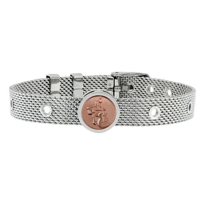 Pulsera Unisex Guitarist Talent Jewels TJA-4-03-02-1-235 Plateado 0 Pulsera Unisex Guitarist Talent Jewels TJA-4-03-02-1-235 Plateado 0