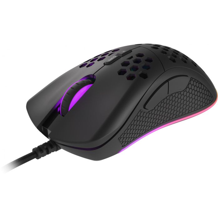 GENESIS Krypton 555 Ratón Gaming Óptico Pixart PAW3333 8000 DPI RGB Ultraligero 70g Ergonómico Mano Derecha USB 3 GENESIS Krypton 555 Ratón Gaming Óptico Pixart PAW3333 8000 DPI RGB Ultraligero 70g Ergonómico Mano Derecha USB 3