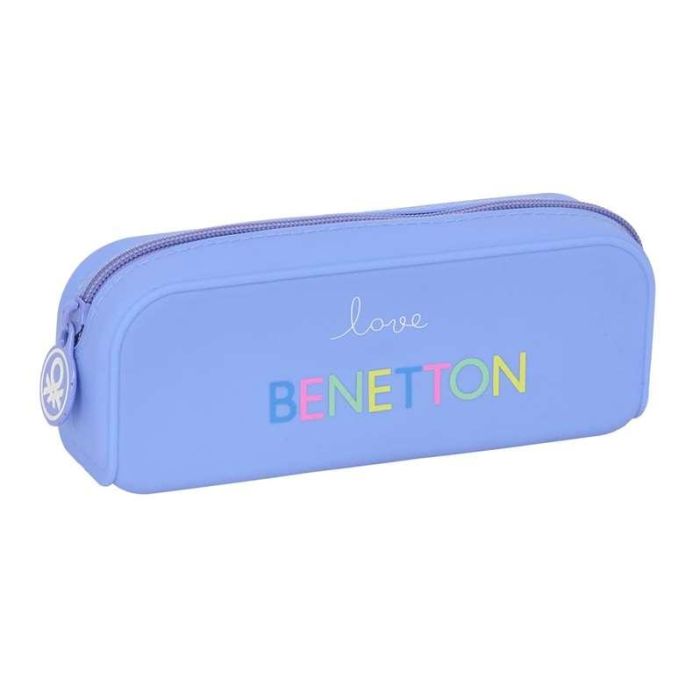 Safta Estuche Portatodo Escolar de Silicona Benetton lila con una Cremallera 75x55x185 mm Safta Estuche Portatodo Escolar de Silicona Benetton lila con una Cremallera 75x55x185 mm