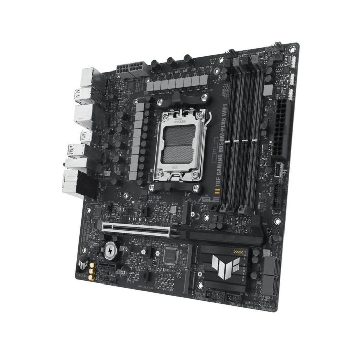 ASUS TUF GAMING B850M-PLUS WiFi Placa Base micro ATX AMD B850 Zócalo AM5 DDR5 para Ryzen 7000/8000/9000 Series Wi-Fi 6E BT 5.3 13