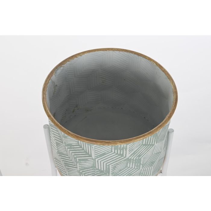 Macetero Urban DKD Home Decor Bicolor 28 x 75 x 28 cm 1 Macetero Urban DKD Home Decor Bicolor 28 x 75 x 28 cm 1