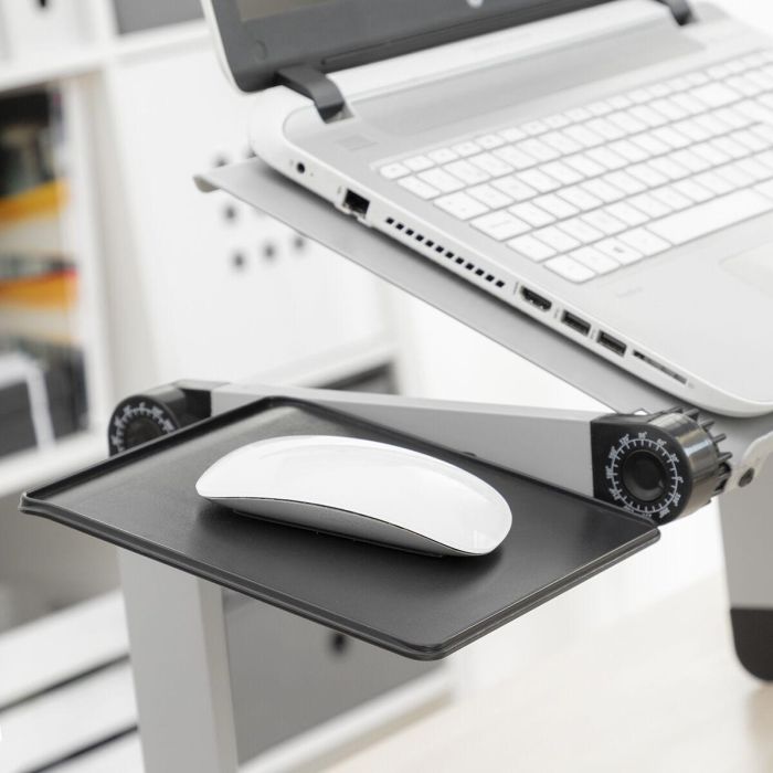 Mesa Ajustable Multiposición para Ordenador Portátil Omnible InnovaGoods 9 Mesa Ajustable Multiposición para Ordenador Portátil Omnible InnovaGoods 9