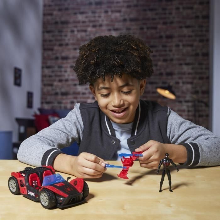 Hasbro G0736 Marvel Spidey y Sus Amigos Venomversus Miles Morales Remix Blast Racer - Coche con Figura y Proyectiles 4
