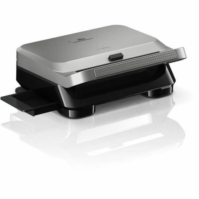Braun SM5005 Sandwichera Eléctrica y Parrilla de Contacto Serie 5, 800W de Potencia, Diseño en Acero Inoxidable y Negro. 2