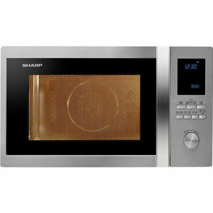 Sharp R-922STWE - Microondas con Parrilla y Horno de Acero Inoxidable - 32L - 1000W / Parrilla 1100W / Horno 2500W - Independiente Sharp R-922STWE - Microondas con Parrilla y Horno de Acero Inoxidable - 32L - 1000W / Parrilla 1100W / Horno 2500W - Independiente