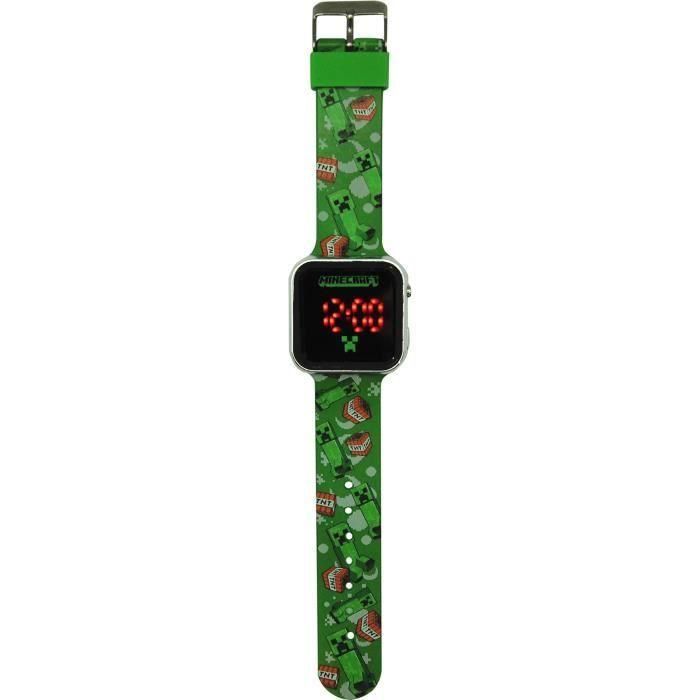 Minecraft Reloj LED para Niños con Luz y Funciones de 3.5cm - Incluye Pilas LR41, Fabricado en Plástico (Edad Mínima 3 Años) 0 Minecraft Reloj LED para Niños con Luz y Funciones de 3.5cm - Incluye Pilas LR41, Fabricado en Plástico (Edad Mínima 3 Años) 0