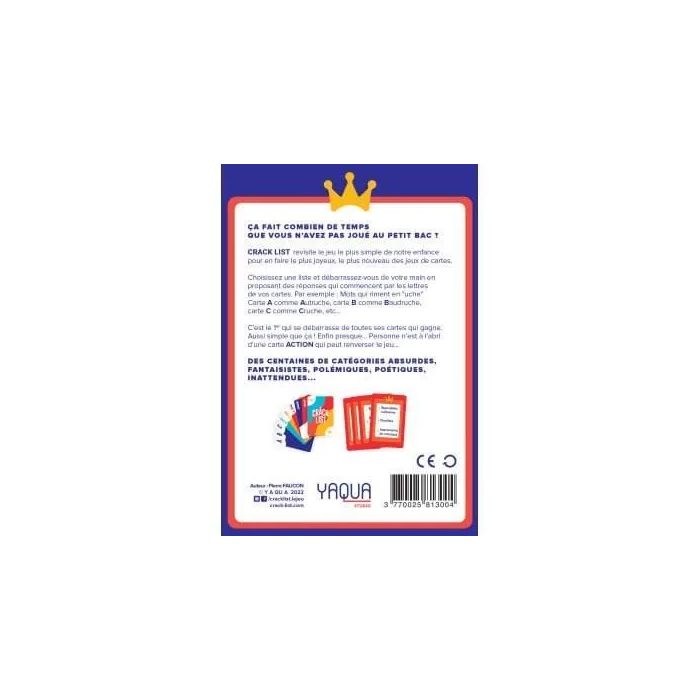 Yaqua Studio Lista de crack Juego de mesa AUC3770025813004 4