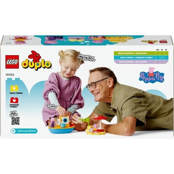 LEGO 10432 Duplo Peppa Pig Excursión en Barco con Abuelo Pig - Juguete de Construcción Acuático Flotante para Niños +2 Años 5 LEGO 10432 Duplo Peppa Pig Excursión en Barco con Abuelo Pig - Juguete de Construcción Acuático Flotante para Niños +2 Años 5