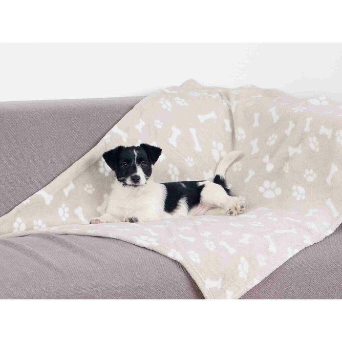 Manta para Mascotas Trixie Kenny Beige Poliéster 100 × 75 CM 2 Manta para Mascotas Trixie Kenny Beige Poliéster 100 × 75 CM 2