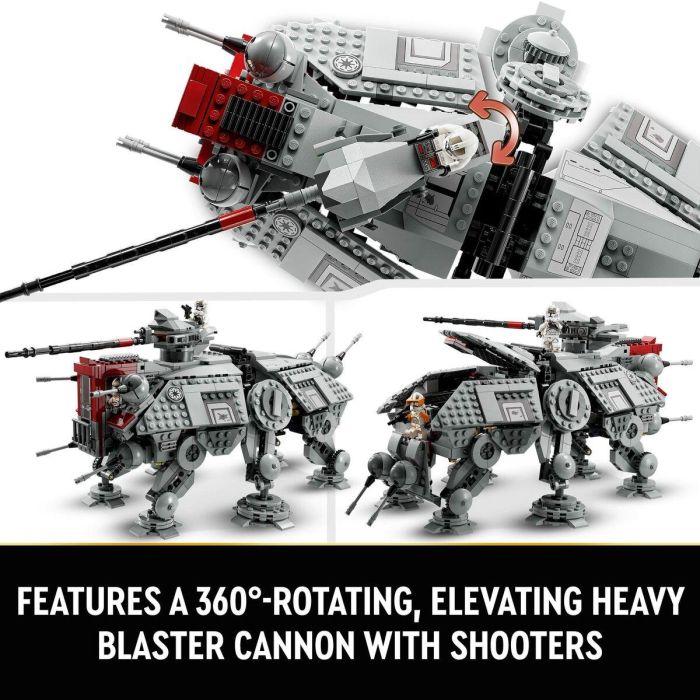 LEGO 75337 Star Wars AT-TE Walker con 5 Minifiguras, 3 Droides de Batalla y La Venganza de los Sith 3