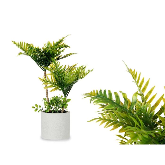Maceta de cemento grande para palmera verde Ibergarden 22x40x22 cm (6 Unidades) Maceta de cemento grande para palmera verde Ibergarden 22x40x22 cm (6 Unidades)