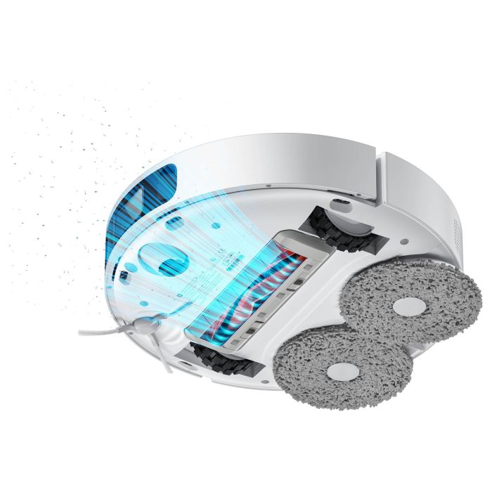 Xiaomi MiRobot Vacuum X10+ Blanco Robot Aspirador con Estación de Carga y Autolimpieza, Potencia 17000 Pa, Navegación Inteligente 3D 3