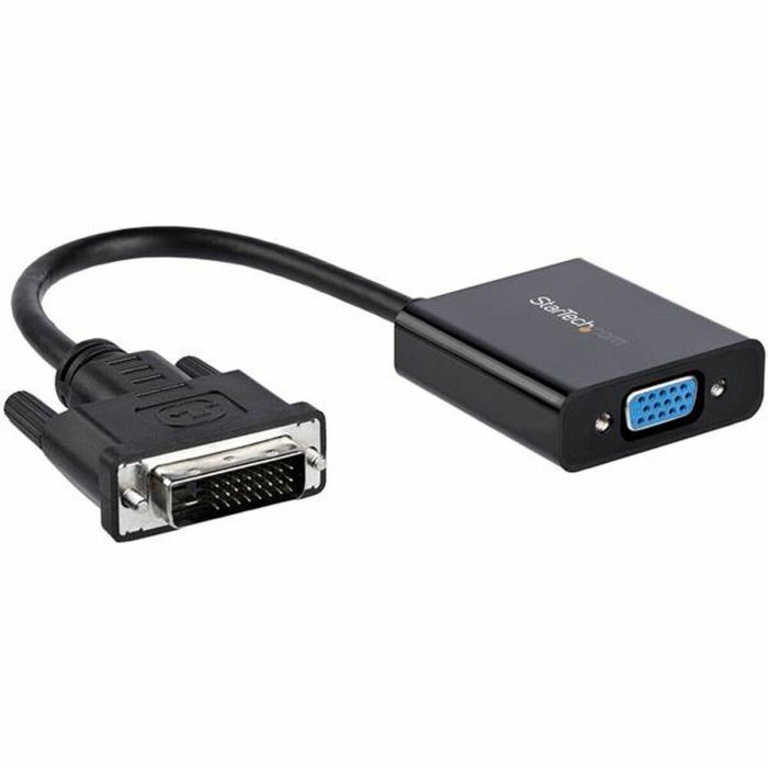 Adaptador DVI-D a VGA Startech DVI2VGAE 0,19 m Negro Adaptador DVI-D a VGA Startech DVI2VGAE 0,19 m Negro