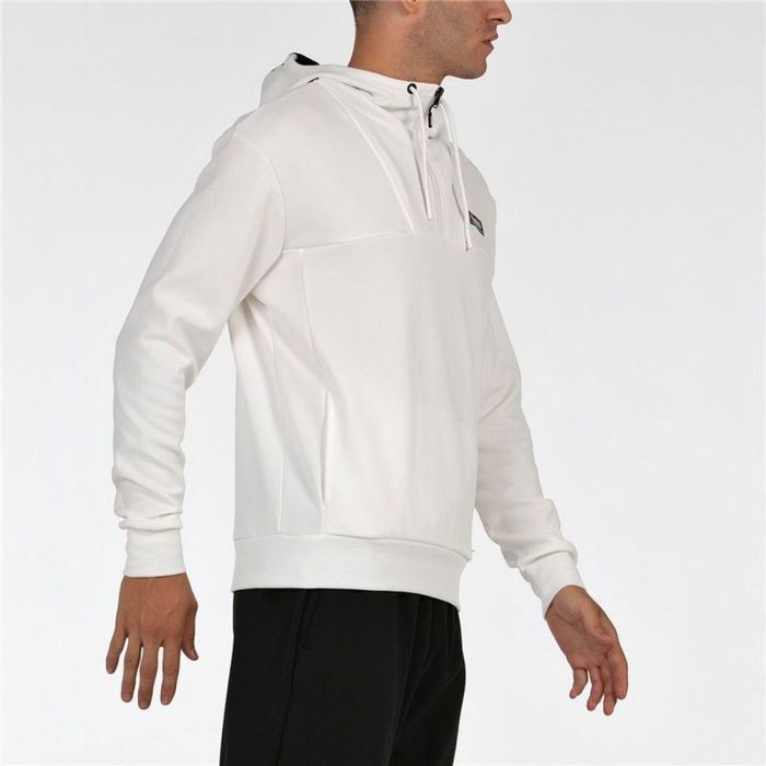 Sudadera con Capucha Hombre +8000 Esvein Blanco XS 2