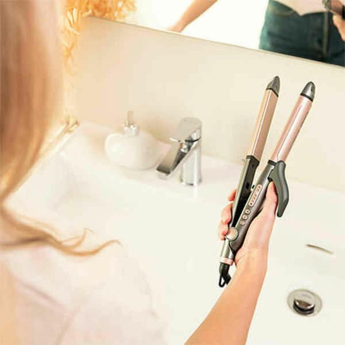 Cecotec Bamba RitualCare 1000 Ceramic 2in1 Plancha de pelo Caliente Gris, Rosa 82 W 2 m 17 Cecotec Bamba RitualCare 1000 Ceramic 2in1 Plancha de pelo Caliente Gris, Rosa 82 W 2 m 17
