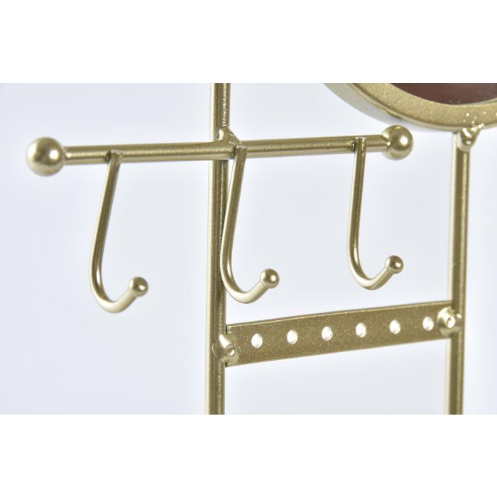 DKD Home Decor Joyero Moderno Dorado de Metal y Madera, con Detalle Golondrina, 7 cm Largo x 32 cm Alto x 23 cm Ancho (Set de 4 Unidades) 2 DKD Home Decor Joyero Moderno Dorado de Metal y Madera, con Detalle Golondrina, 7 cm Largo x 32 cm Alto x 23 cm Ancho (Set de 4 Unidades) 2
