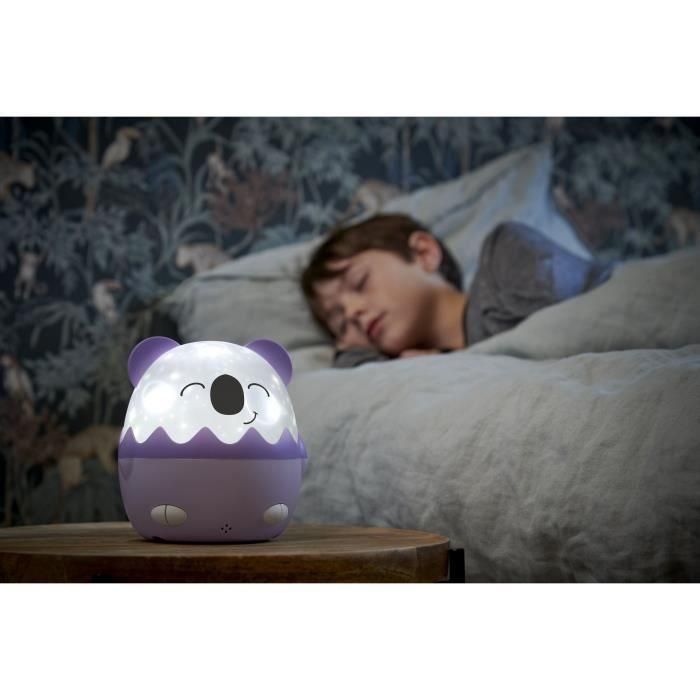 Luz nocturna musical inalámbrica - BIGBEN - Koala - Proyección 360°, 13 películas, 8 melodías, Mando a distancia, Batería USB-C 5 Luz nocturna musical inalámbrica - BIGBEN - Koala - Proyección 360°, 13 películas, 8 melodías, Mando a distancia, Batería USB-C 5