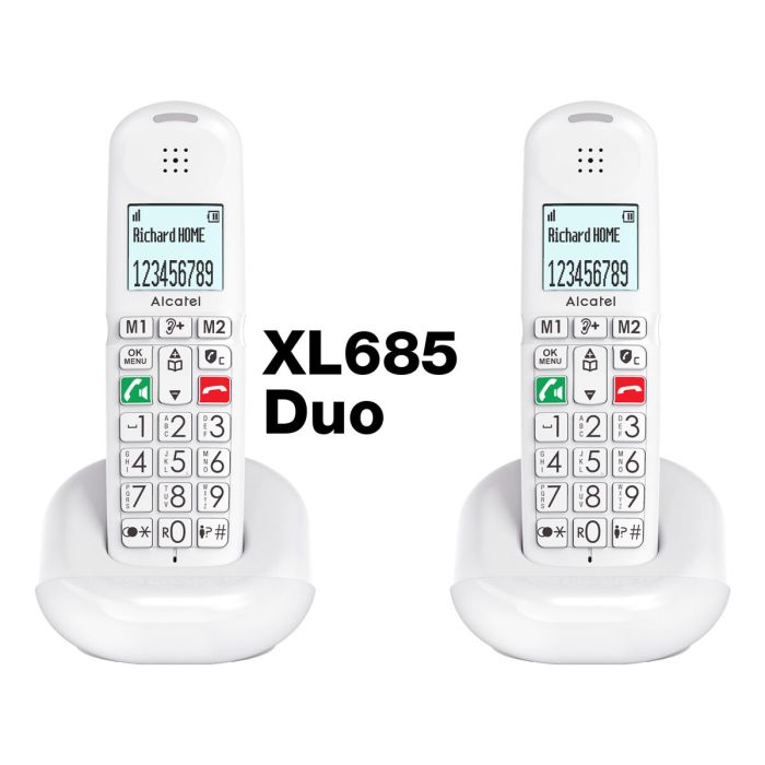 Teléfono IP Alcatel DECT XL685 DUO EWE 1