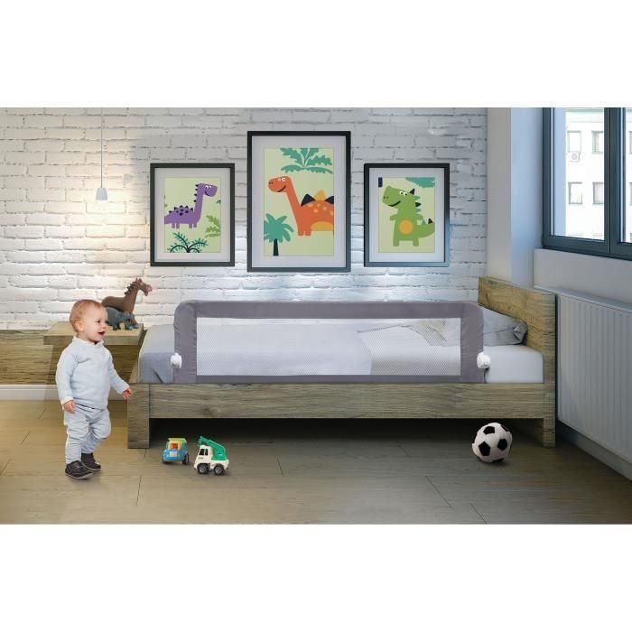 Dreambaby Nicole Bed Barriere - Camas y camas planas - Medición de 150 cm de ancho y 50 cm de alto - Gris 2 Dreambaby Nicole Bed Barriere - Camas y camas planas - Medición de 150 cm de ancho y 50 cm de alto - Gris 2
