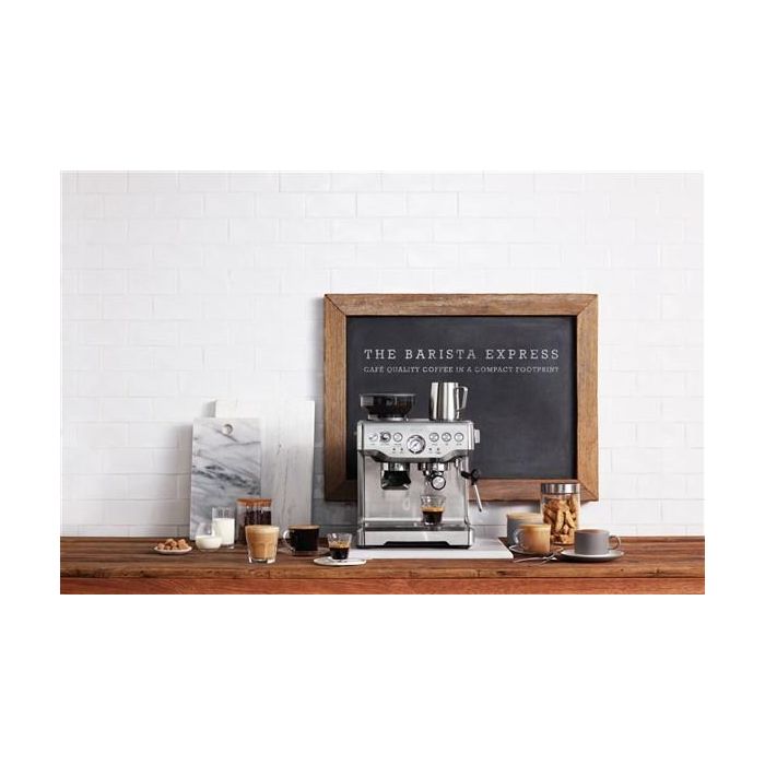 Sage SES875BSS2EEU1A Cafetera Barista Express™, Cafetera de Espresso con Molinillo Integrado para Granos Recién Molidos 11