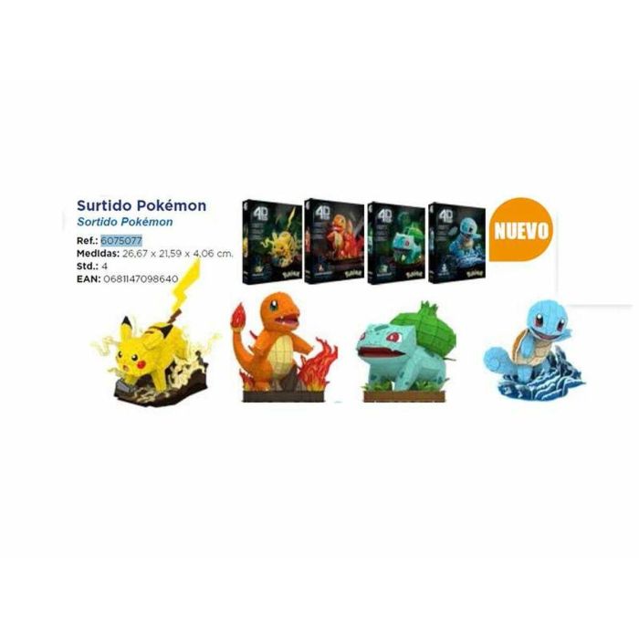 Spin Master Figura de Construcción Pokemon 4D - Modelos Surtidos - 26,67x21,59x4,06 cm, +12 años 2 Spin Master Figura de Construcción Pokemon 4D - Modelos Surtidos - 26,67x21,59x4,06 cm, +12 años 2
