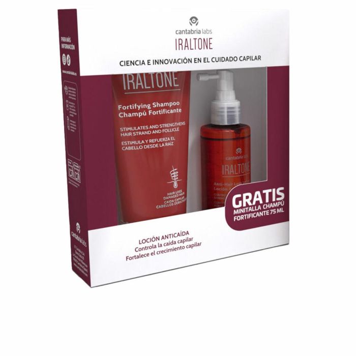 Iraltone Anticaída Estuche 2 piezas - Loción y Champú para crecimiento y fuerza del cabello