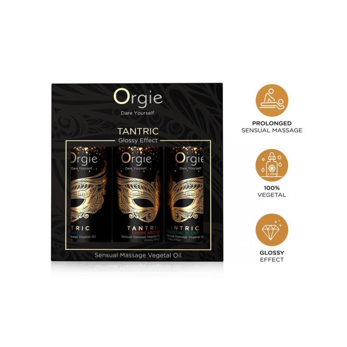 Aceite de Masaje Erótico Orgie Tantric Mini 30 ml x 3 1