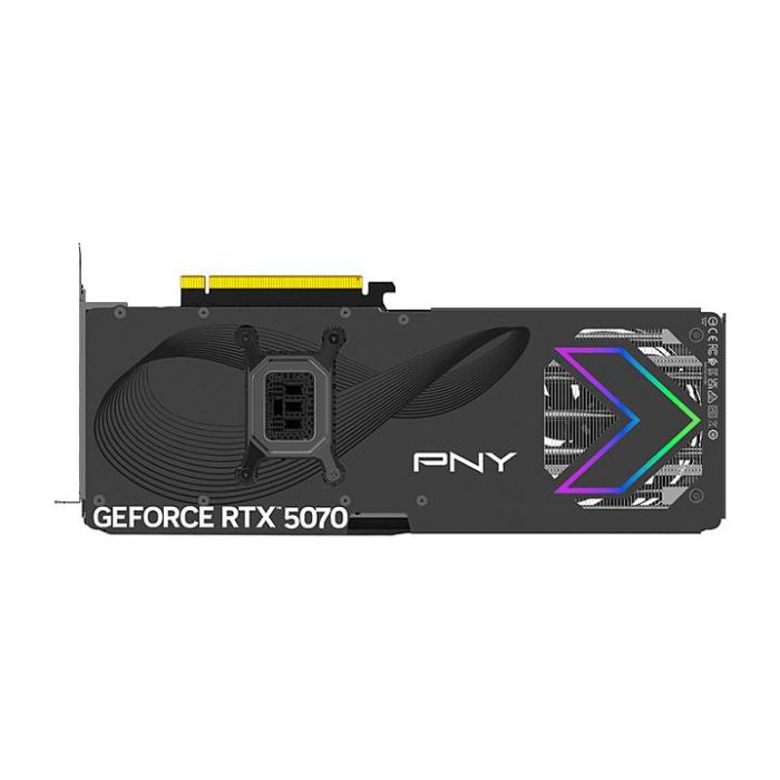 PNY GeForce RTX 5070 12GB GDDR7 VERTO ARGB OC Triple Fan Tarjeta Gráfica 1