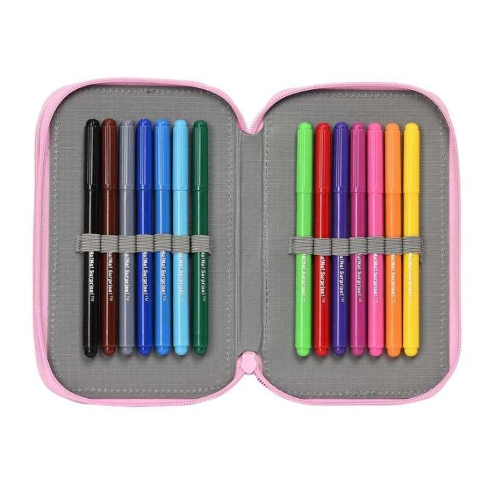 Plumier Doble Na!Na!Na! Surprise Sparkles Rosa (28 piezas) 11 Plumier Doble Na!Na!Na! Surprise Sparkles Rosa (28 piezas) 11