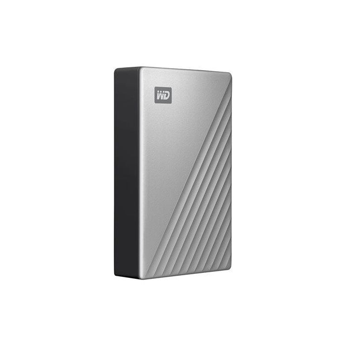 WD Disco Duro Externo Portátil 5TB USB 3.1 Tipo C con Adaptador USB-A, Cifrado AES 256-bit, Copia Seguridad Automática para Mac, Plata 3 WD Disco Duro Externo Portátil 5TB USB 3.1 Tipo C con Adaptador USB-A, Cifrado AES 256-bit, Copia Seguridad Automática para Mac, Plata 3